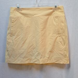 Athleta Light Yellow Skort